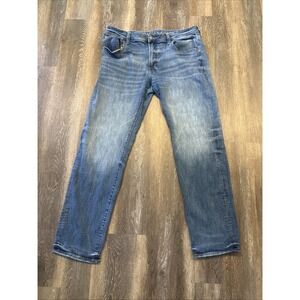 American Eagle Next Level Flex Blue Jeans Men's 36x34 Slim Str( Fits 36x31)